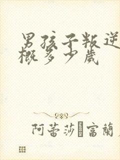 男孩子叛逆期大概多少岁