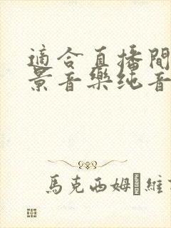 适合直播间的背景音乐纯音乐