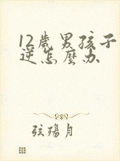 12岁男孩子叛逆怎么办