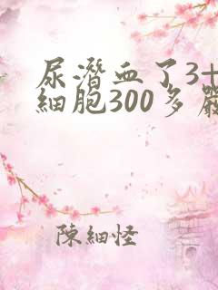 尿潜血了3+红细胞300多严重吗?