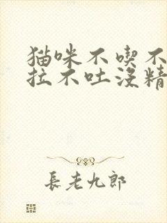 猫咪不吃不喝不拉不吐没精神怎么办