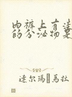 内裤上有淡褐色的分泌物是怎么回事