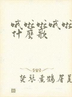 哦啦啦哦啦啦是什么歌