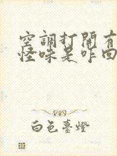 空调打开有一股怪味是咋回事