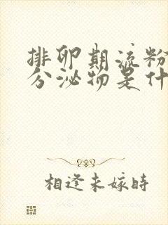 排卵期流粉色的分泌物是什么原因