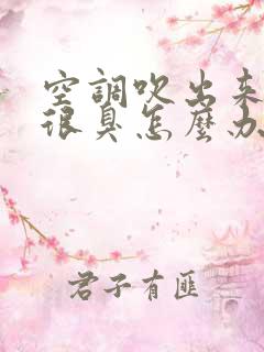 空调吹出来的风很臭怎么办