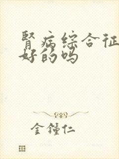 肾病综合征有治好的吗