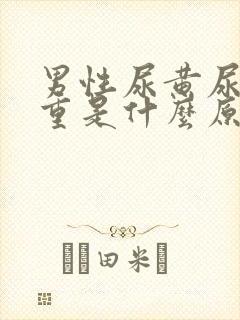 男性尿黄尿骚味重是什么原因