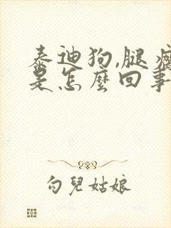 泰迪狗,腿瘸了是怎么回事