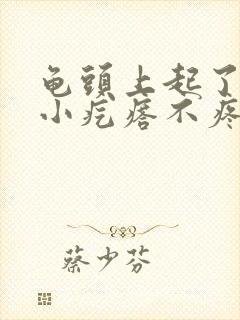 龟头上起了一些小疙瘩不疼不痒