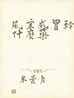 风寒感冒干咳吃什么药