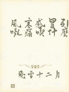 风寒感冒引起喉咙痛吃什么药