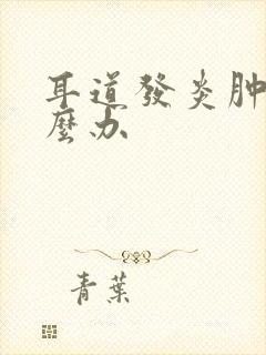 耳道发炎肿痛怎么办