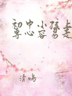 初中小孩上课不专心容易走神是什么原因