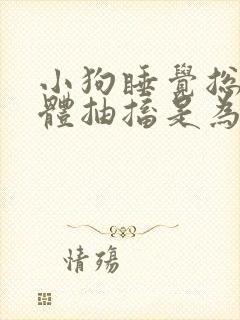 小狗睡觉总是身体抽搐是为什么