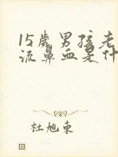 15岁男孩老是流鼻血是什么原因