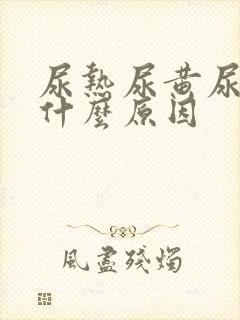 尿热尿黄尿频是什么原因