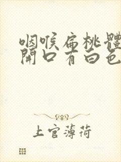 咽喉扁桃体腺窝开口有白色异物很臭