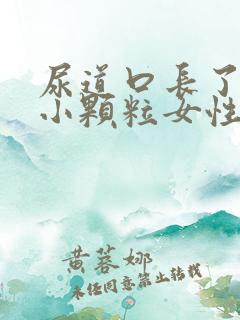 尿道口长了一排小颗粒女性