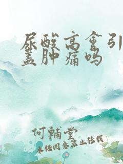 尿酸高会引起膝盖肿痛吗