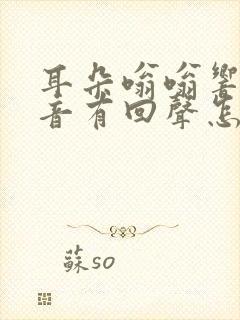 耳朵嗡嗡响听声音有回声怎么回事