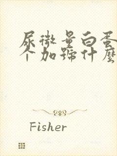 尿微量白蛋白一个加号什么意思