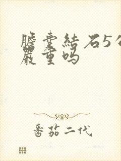 胆囊结石5公分严重吗