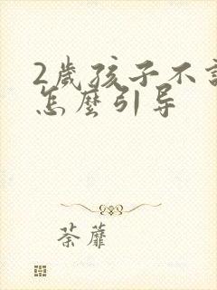 2岁孩子不说话怎么引导