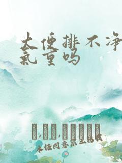 大便排不净是湿气重吗