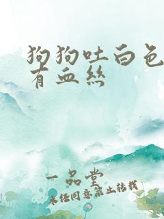 狗狗吐白色粘液有血丝