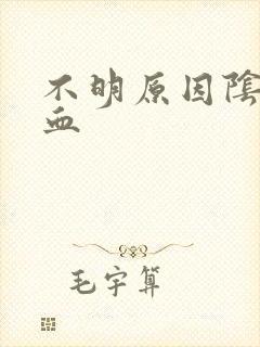 不明原因阴部出血