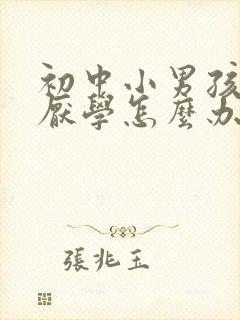 初中小男孩叛逆厌学怎么办