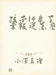 孩子14岁了非常叛逆怎么办,打骂父母