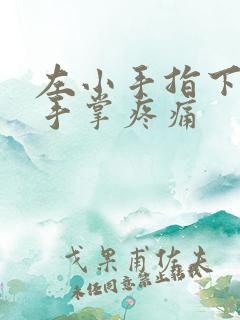 左小手指下方的手掌疼痛