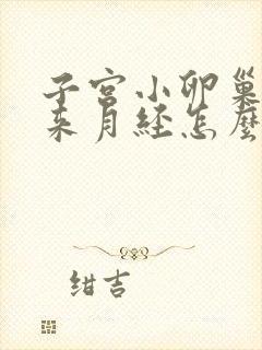 子宫小卵巢小不来月经怎么办