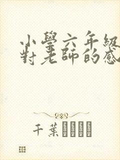 小学六年级家长对老师的感谢语简短