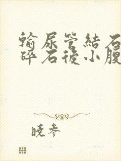 输尿管结石体外碎石后小腹一直疼