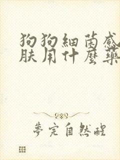 狗狗细菌感染皮肤用什么药