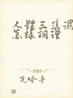 人体三焦湿气重怎样调理