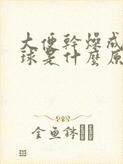 大便干燥成羊粪球是什么原因