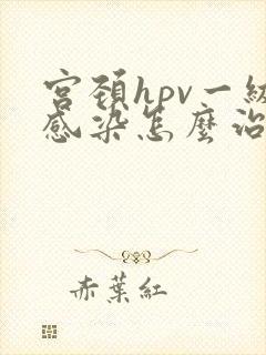 宫颈hpv一级感染怎么治疗