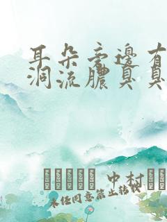 耳朵旁边有个小洞流脓臭臭的