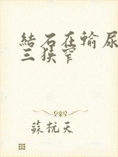 结石在输尿管第三狭窄