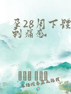 孕28周下体有刺痛感