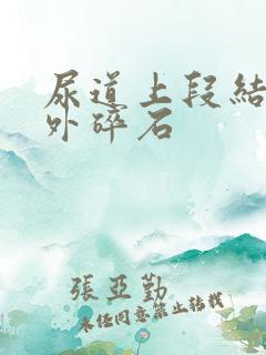 尿道上段结石体外碎石