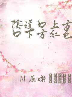 阴道口上方尿道口下方红色肉芽肉粒