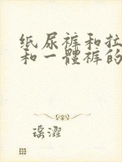 纸尿裤和拉拉裤和一体裤的区别