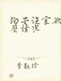 狗子没食欲是什么情况