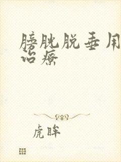 膀胱脱垂用什么治疗