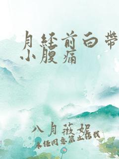 月经前白带异常小腹痛